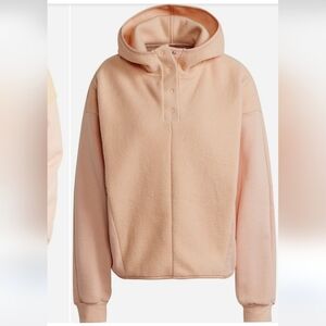 Adidas Essentials Golden Logo Hoodie Sweatshirt Size L